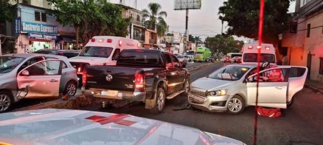 Los autos fueron trasladados a un corralón.