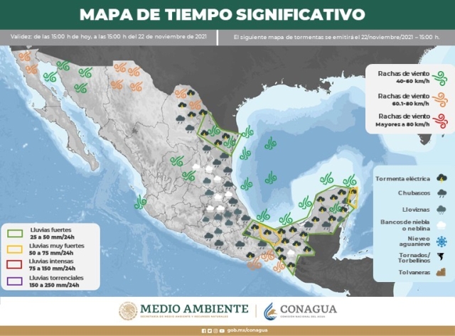 Nublados para esta semana en Morelos