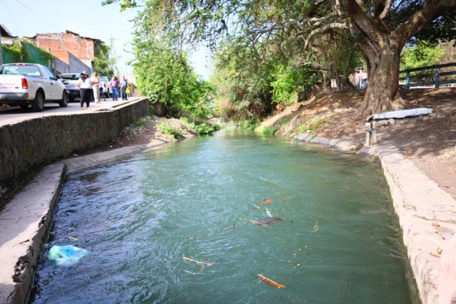 EL ayuntamiento anunció sanciones a quienes contaminen el canal de las Estacas y no hayan respetado los límites para edificar viviendas.