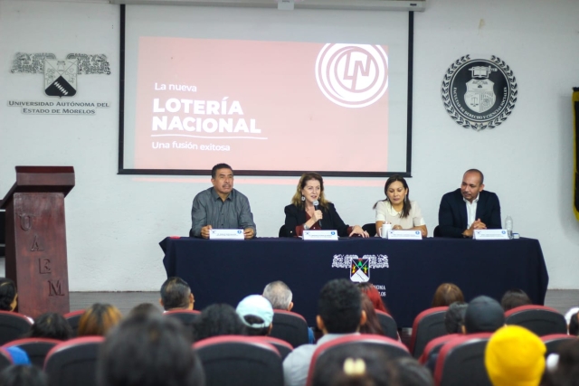 Conferencia en la UAEM visualiza entre académicos y estudiantes el proceso de fusión de Lotería Nacional