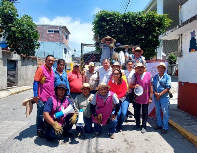 Supervisa alcalde de Jiutepec trabajos de descacharrización para prevenir dengue