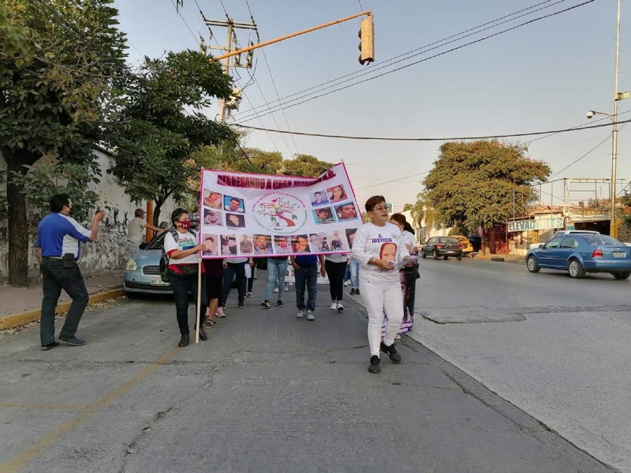 Los participantes de la marcha llamaron al resto de la población a sumarse la exigencia de mayor seguridad.