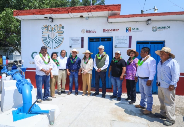 Transforman gobiernos de Morelos y M&eacute;xico vida de cientos de personas en Axochiapan con acceso al agua potable