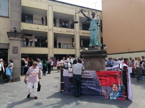 Piden no dejar libres a homicidas del activista Gustavo Salgado