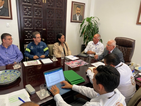 Evalúan gobierno del estado, IMSS y Ayuntamiento de Cuernavaca estatus de Protección Civil de unidades médicas