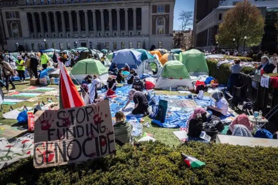 Más de 400 detenidos en protestas propalestinas en universidades de Estados Unidos