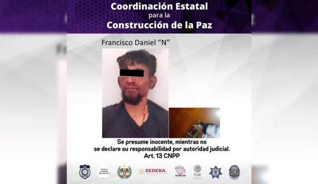 Atrapan a presunto extorsionador en Cuautla