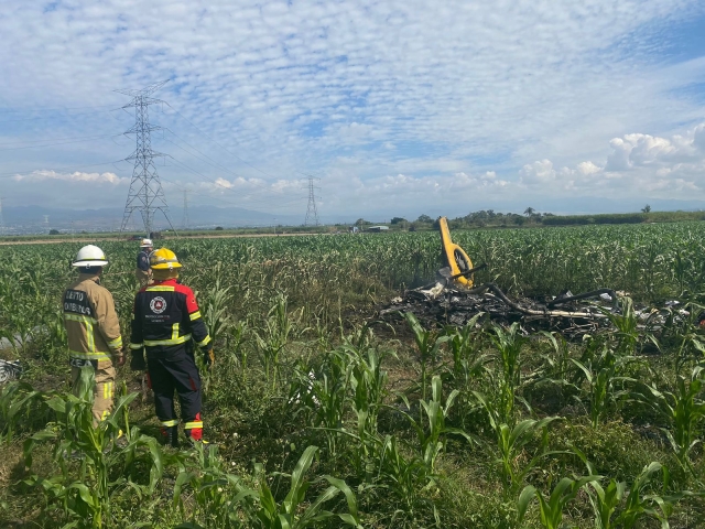 Informa CEPCM sobre la caída de helicóptero de CFE en Cuautla; los tres tripulantes fallecieron