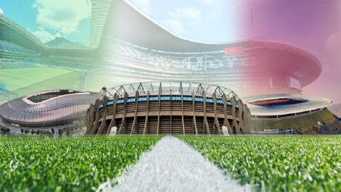 Representación del mundial de futbol en México. 