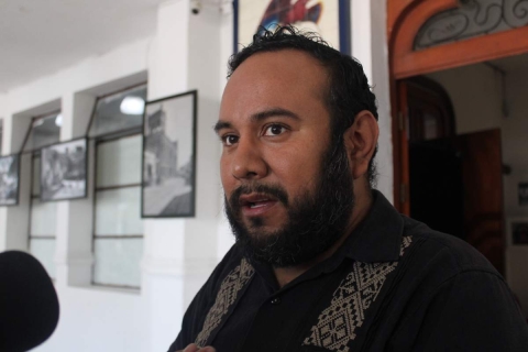 Diego Torres, representante de la Unión de Trabajadores de Plataformas Digitales.