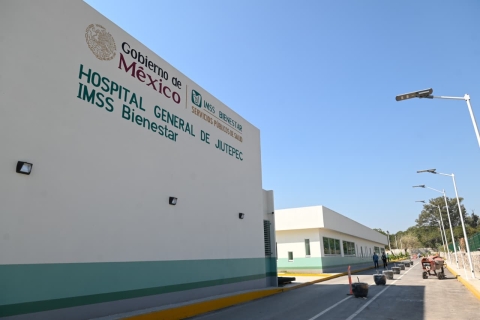 En febrero iniciar&aacute; operaciones el Hospital General IMSS-Bienestar de Jiutepec