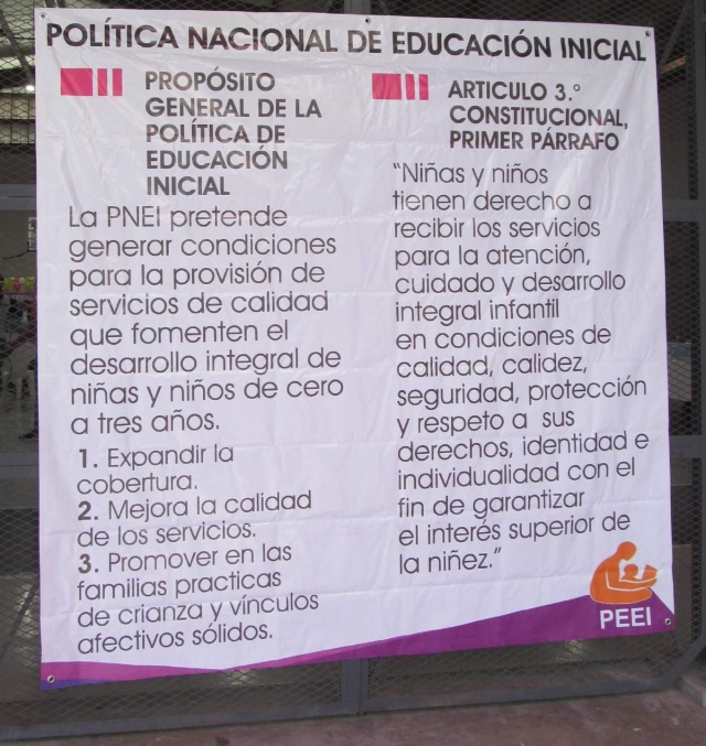 La educación inicial ya es parte de la educación básica, por lo que se está promoviendo que los niños sean llevados a algunos de los centros que ofrecen este nivel de educación.