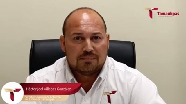 Reaparece secretario de Gobierno de Tamaulipas; agradece apoyo tras atentado