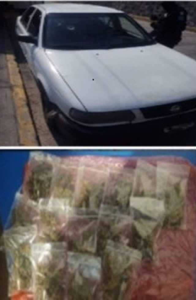 La droga y el auto quedaron bajo la responsabilidad de las autoridades.