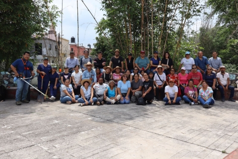 Fomenta Secretaría de Bienestar participación ciudadana a través de la primer jornada comunitaria de rescate de espacios públicos