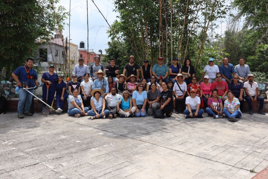 Fomenta Secretaría de Bienestar participación ciudadana a través de la primer jornada comunitaria de rescate de espacios públicos