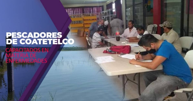 Los pescadores respondieron al llamado para tomar la capacitación.