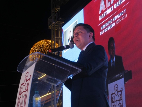 El alcalde Alan Mart&iacute;nez Garc&iacute;a adelant&oacute; los proyectos para su segundo a&ntilde;o de administraci&oacute;n.