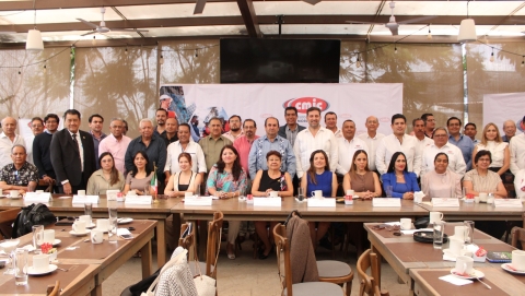 Fomenta gobierno estatal trabajo coordinado con cámaras empresariales para impulsar el desarrollo económico