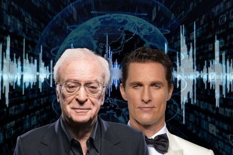 Matthew McConaughey y Michael Caine firman acuerdo para clonar sus voces con inteligencia artificial