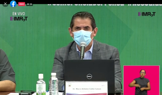 En Morelos, 50,068 casos confirmados acumulados de covid-19 y 4,814 decesos