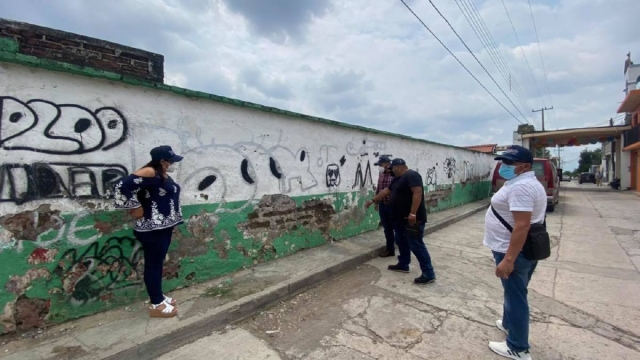 Autoridades realizaron un recorrido para valorar los daños.