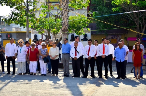 Con una sencilla ceremonia cívica, se conmemoraron ayer los 178 años de Jojutla como municipio. 