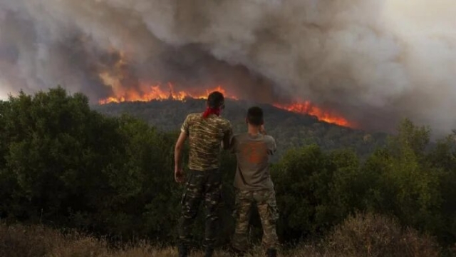 Incendios arrasan Grecia:Europa une fuerzas para combatir las llamas