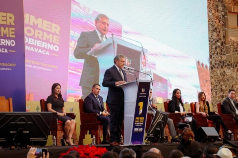 Con reducciones hist&oacute;ricas de deuda, finanzas sanas y mejoras visibles, Jos&eacute; Luis Uri&oacute;stegui marca rumbo de gobierno en Cuernavaca