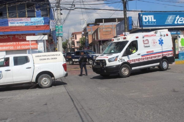 Los peritos encontraron seis casquillos esparcidos en la escena del crimen.