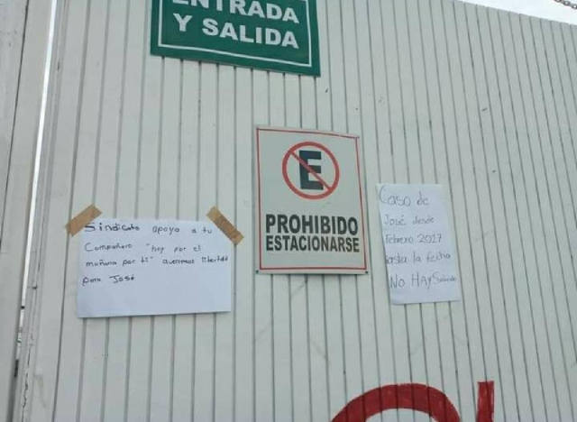 Los familiares del trabajador cerraron las instalaciones durante algunas horas.