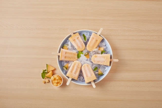 Paletas cremosas de melón: La solución perfecta para tus días calurosos