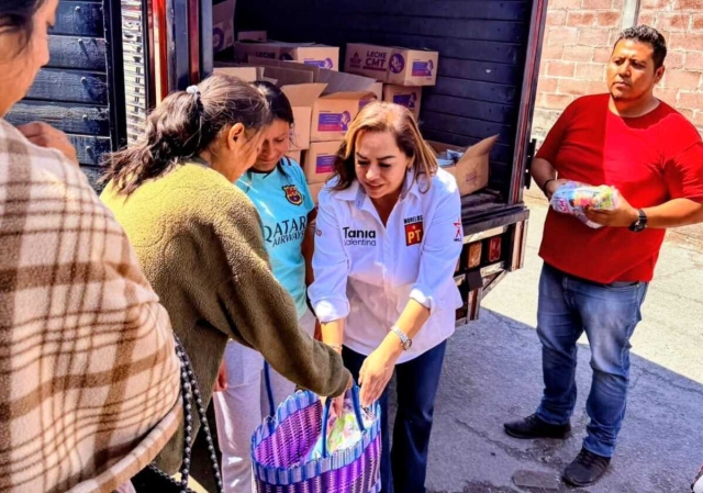 Diputada Tania Valentina Rodr&iacute;guez acerca programas sociales a comunidades de Ocuituco