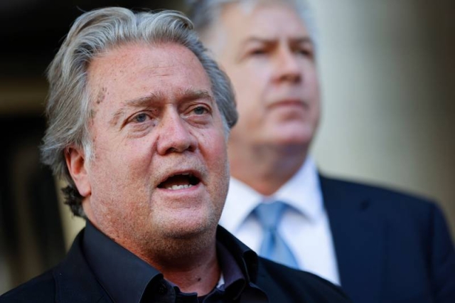 Pide fiscalía de EU seis meses de cárcel para Steve Bannon