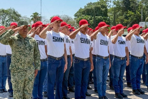 Realizan toma de protesta de Bandera del SMN en Cuautla