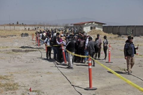 Colectivos de búsqueda denuncian simulación en Rancho Izaguirre: &#039;Nos trajeron a un circo&#039;