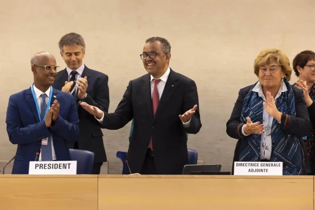 Reeligen a Tedros Adhanom Ghebreyesus como director de la OMS para segundo mandato