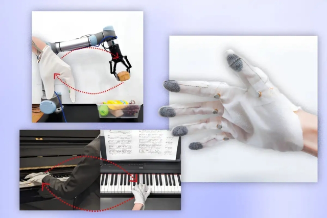 MIT crea guante inteligente para aprender a tocar el piano
