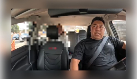 Pasajera exige apagar c&aacute;mara en taxi y protagoniza discusi&oacute;n que se vuelve viral