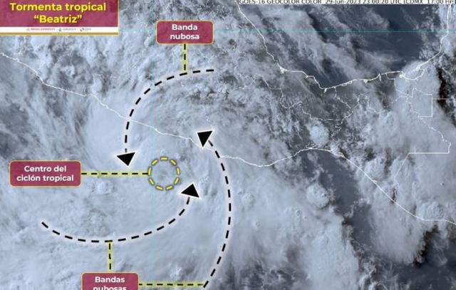 El puerto de Manzanillo cerrará por tormenta tropical Beatriz