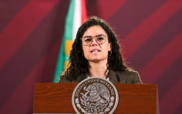 Luisa María Alcalde, titular de Segob, defiende presupuesto del 2024