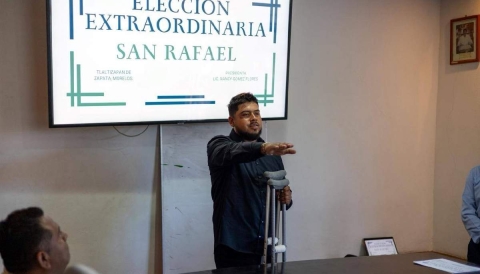 El nuevo ayudante ya rindió protesta y tomó la responsabilidad del cargo.