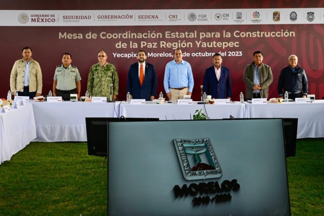 Encabeza gobernador reunión de la Mesa de Coordinación Estatal para la Construcción de la Paz