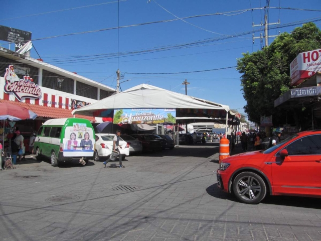  Ya está lista la carpa donde se desarrollará la Feria del Huauzontle en Jojutla, a partir de este miércoles, que espera captar a todos los visitantes que lleguen.