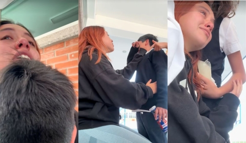 Maestra rompe en llanto por su ex y sus alumnos la abrazan: &#039;Lloras porque estoy triste&#039;