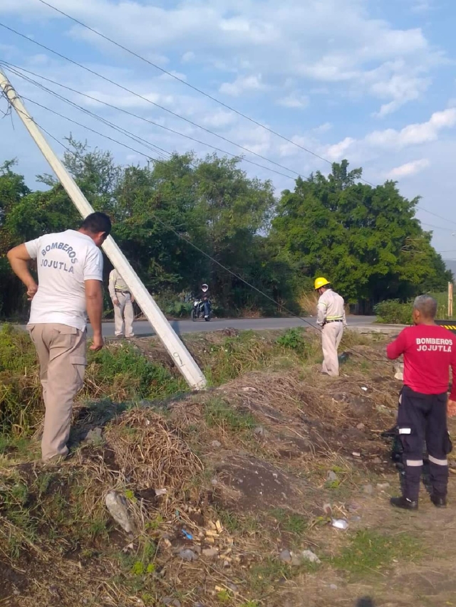 En Jojutla se registraron varios daños ocasionados por la fuerte lluvia de la tarde del lunes.