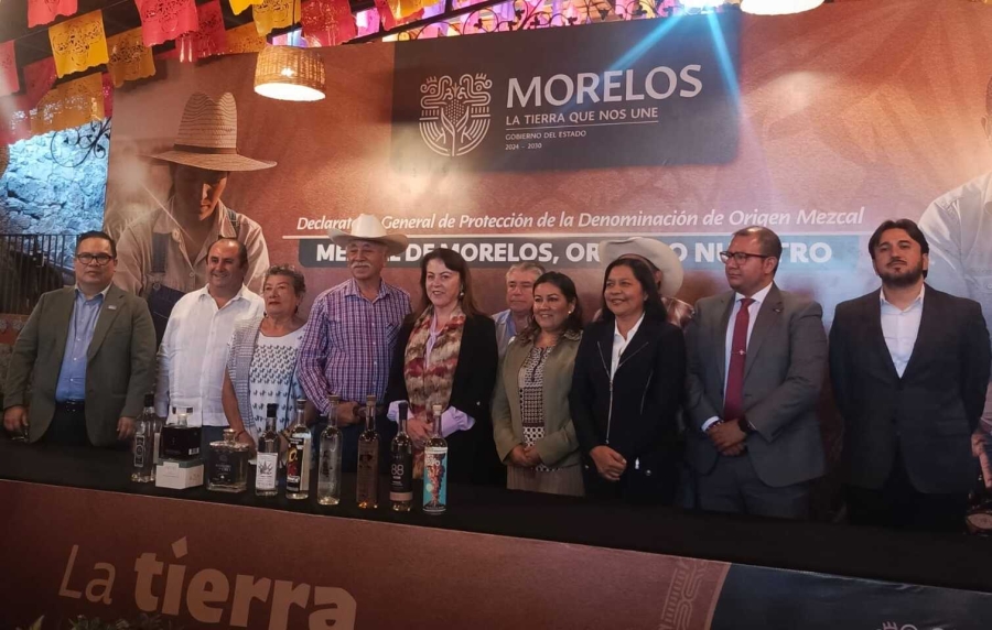 Da a conocer gobernadora Margarita González Saravia obtención de la denominación de origen del mezcal de Morelos