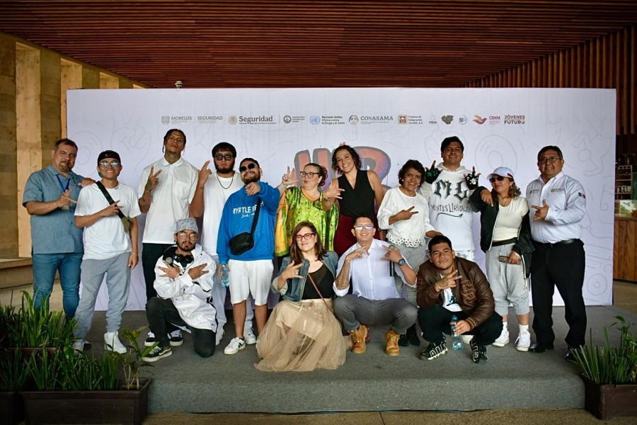 Participan Centros de Reinserción Social Morelos en Programa Nacional Hip Hop por la Paz