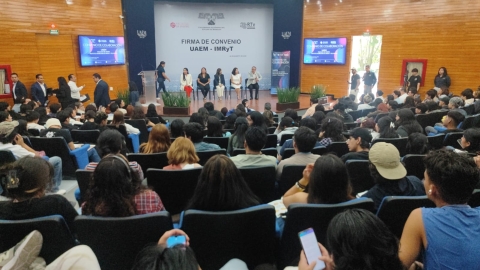 Firman UAEM e IMRyT convenio interinstitucional