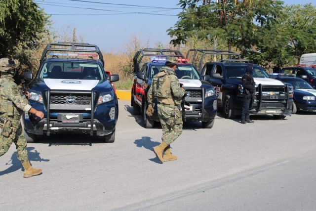 En el operativo participan fuerzas federales.